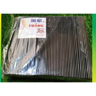 Bịch Ống hút nhựa phi 6, 8,12 không bọc, ống hút cafe,sinh tố, trà sữa