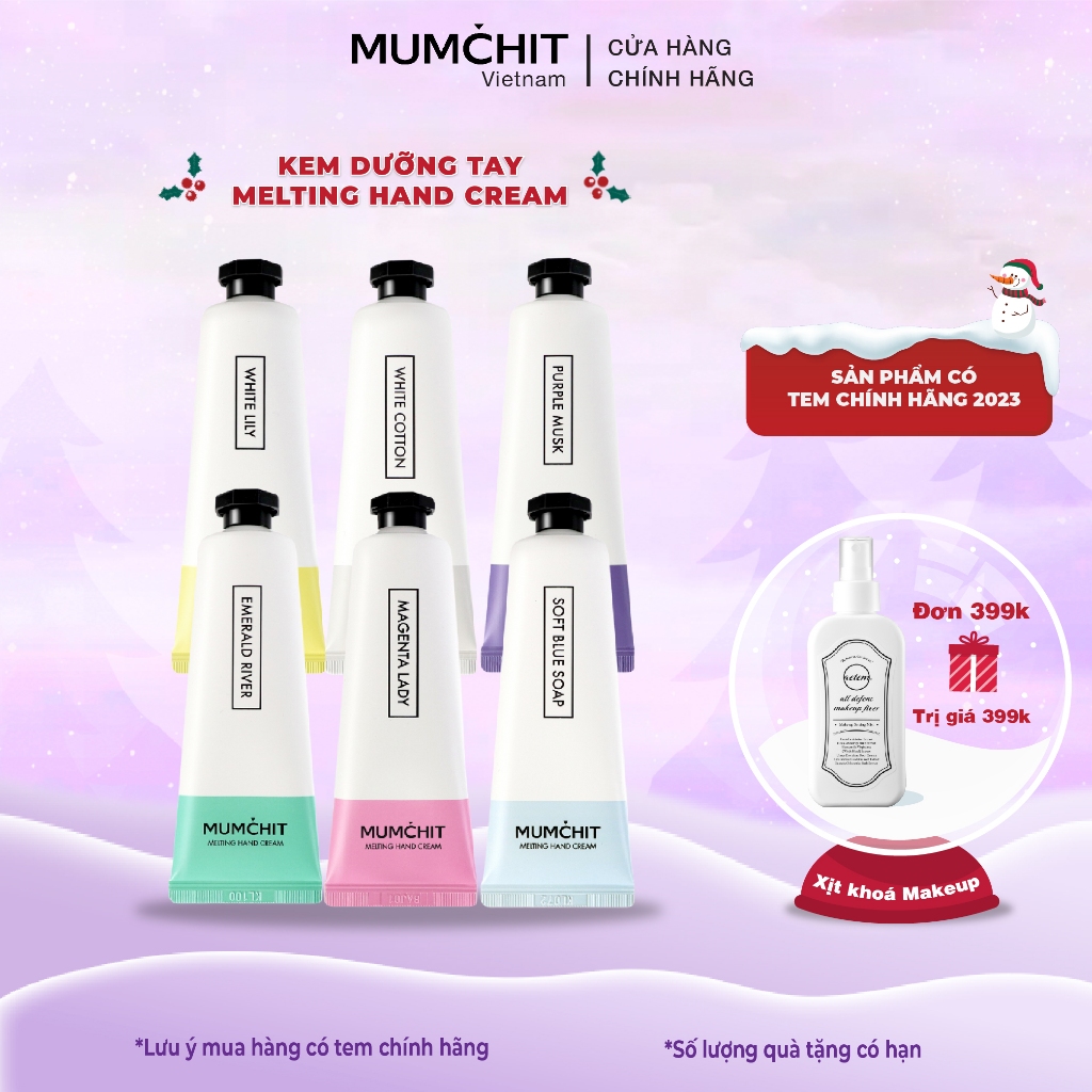 Kem Dưỡng Tay MUMCHIT - Mumchit Melting Hand Cream 50ml