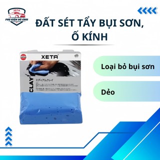 Đất sét XETA tẩy ố kính siêu dẻo không gây trầy xước xe làm sạch kính xe vỏ thân xe
