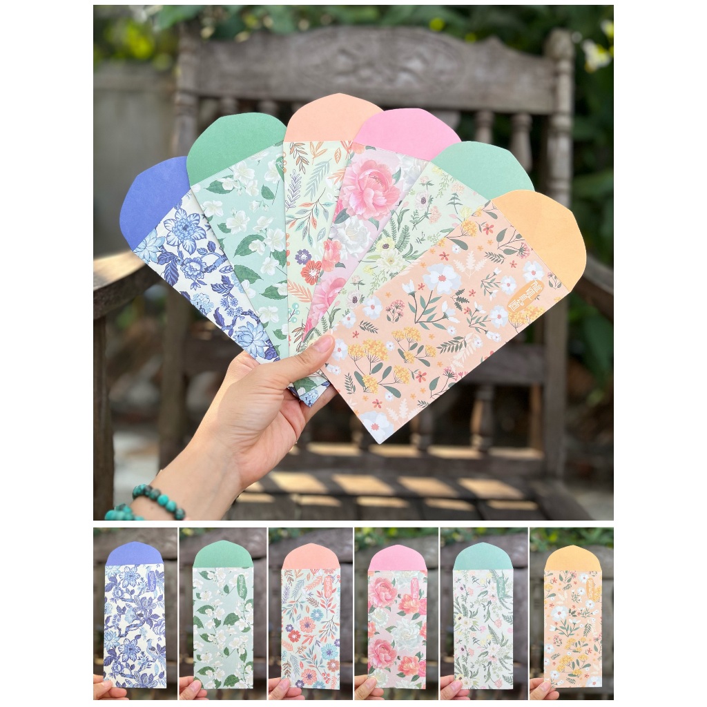 Lì xì Tết Thiết Kê Gác Xép độc đáo, xinh xắn - Giấy Kraft nhật trắng cao cấp in sắc nét