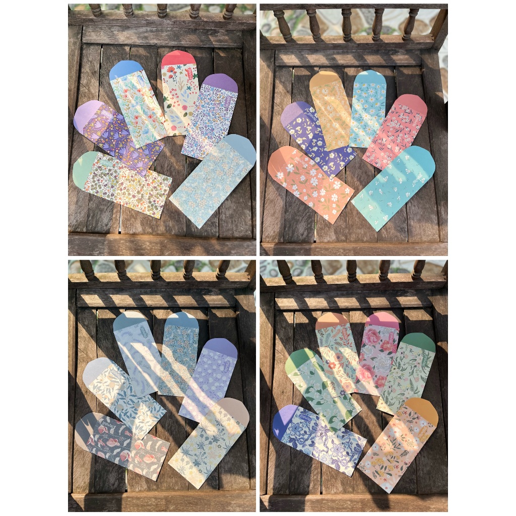 Lì xì Tết Thiết Kê Gác Xép độc đáo, xinh xắn - Giấy Kraft nhật trắng cao cấp in sắc nét