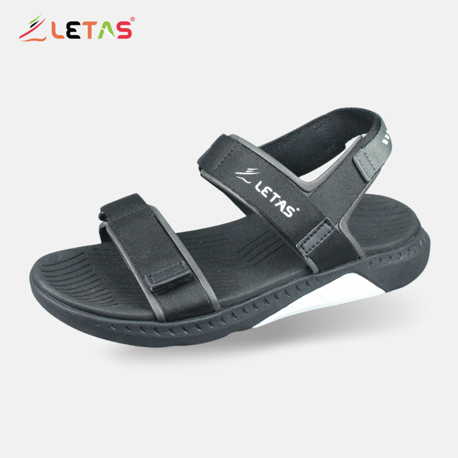 Sandal Unisex Letas F8 nhẹ đen full