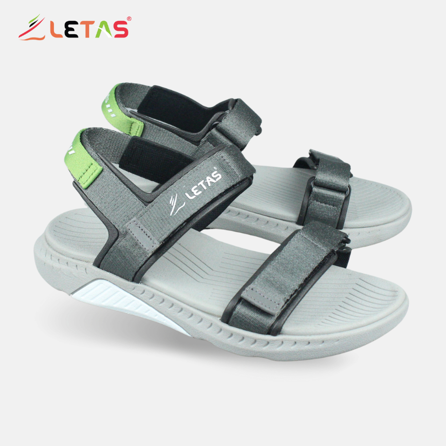 Giày sandal nam nữ unisex letas f8 racing - dép quai hậu 2 quai đế cao dành cho học sinh, sinh viên đi học đi làm