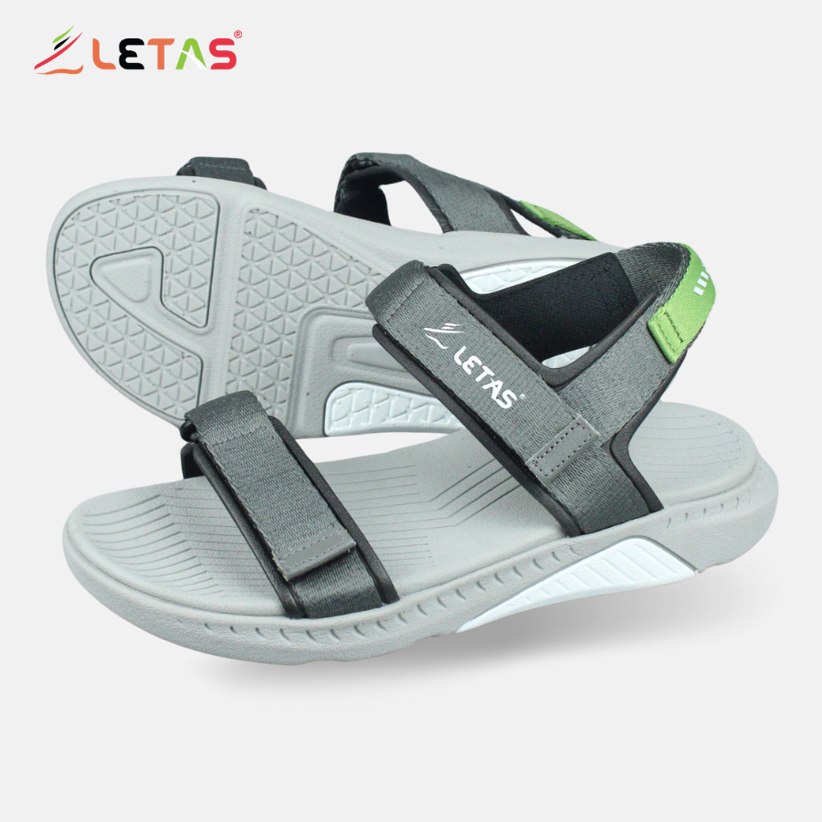 Giày sandal nam nữ unisex letas f8 racing - dép quai hậu 2 quai đế cao dành cho học sinh, sinh viên đi học đi làm
