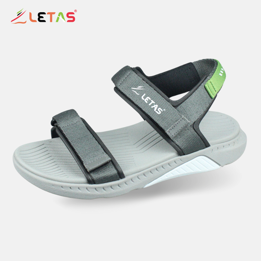Giày sandal nam nữ unisex letas f8 racing - dép quai hậu 2 quai đế cao dành cho học sinh, sinh viên đi học đi làm