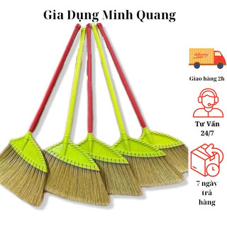 Chổi quét nhà nhựa lông cước mềm chống rụng lông, chổi chít nhựa quét nhà siêu sạch