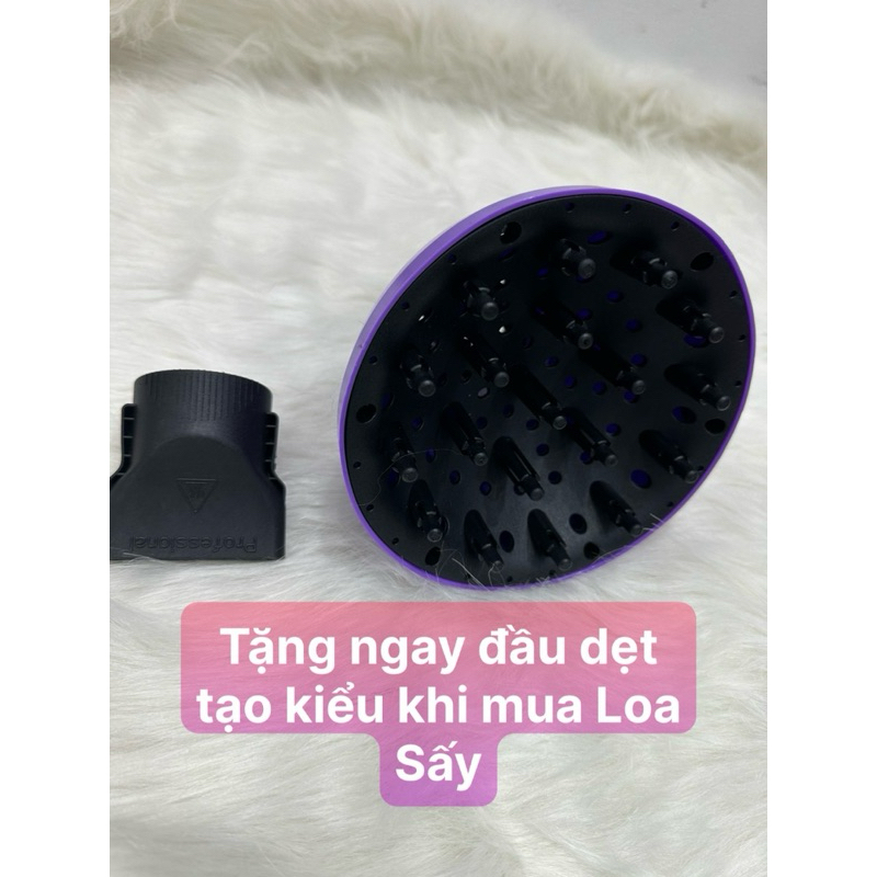 Đầu Chụp Máy Sấy Tóc Xoăn - Loa sấy tóc xoăn sóng nước, xù mì, xoăn bóp gel, xoăn gợn