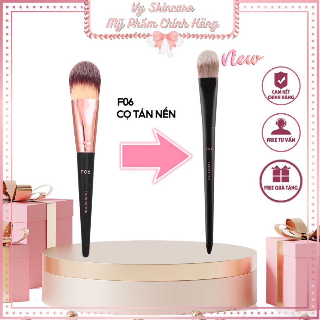 Cọ nền đầu dẹp nhỏ VACOSI - F06