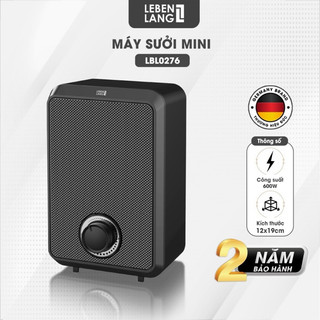 Quạt sưởi mini để bàn lebenlang lbl0276,quạt sưởi ấm mùa đông công suất 600w - bảo hành 24 tháng chính hãng