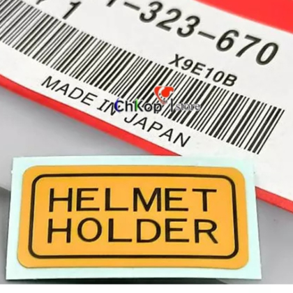 Tem thông số dream chữ Helmet dán thùng xăng xe Dream thái zin honda