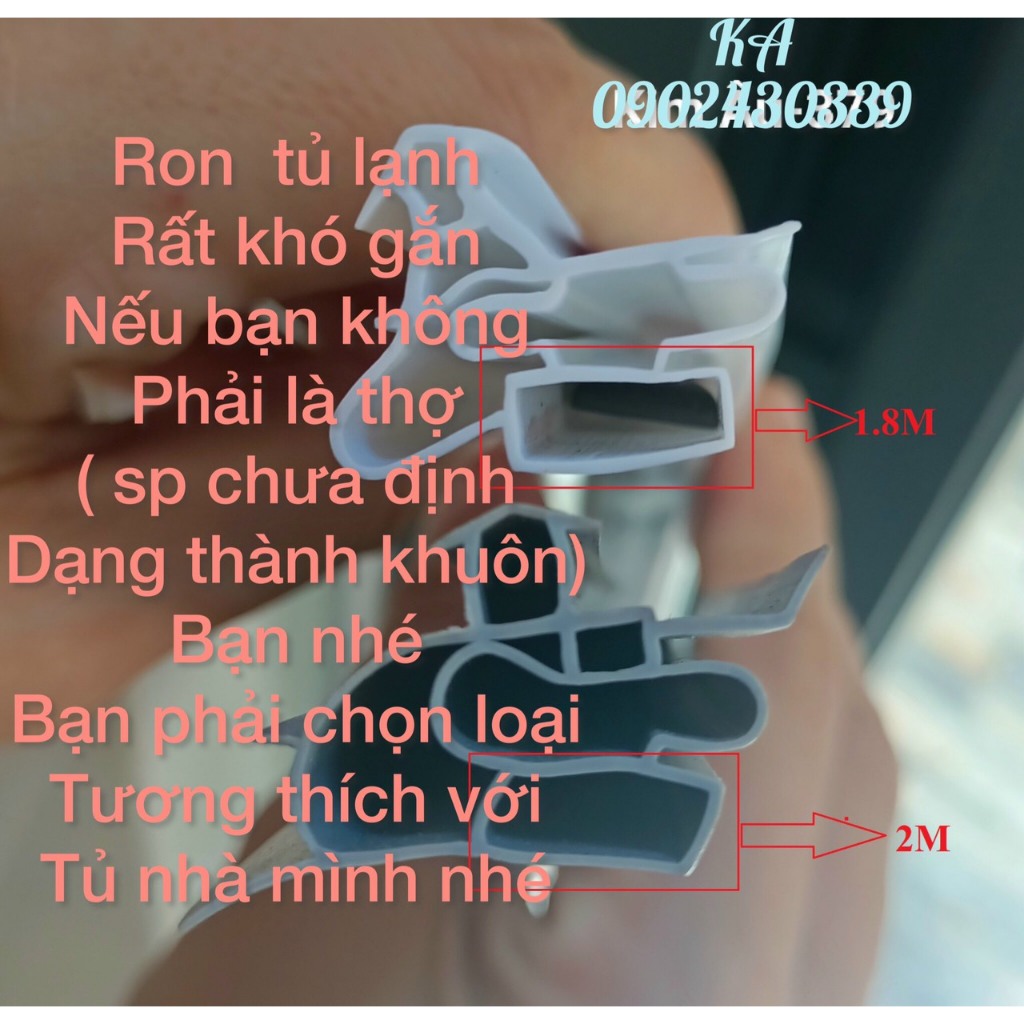 Ron Tủ Lạnh Kiểu Gài Dài 2 mét , màu Xám