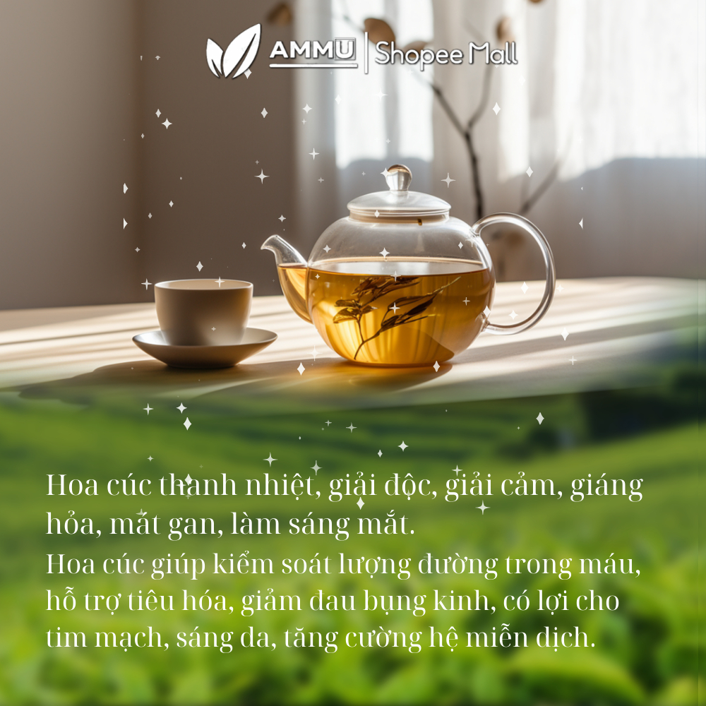 Trà gạo lứt hoa cúc Quê Việt thanh nhiệt, ngủ ngon, điều hoà huyết áp 600gr