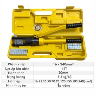 Kìm bấm cos thủy lực yqk-300 dalushan tad