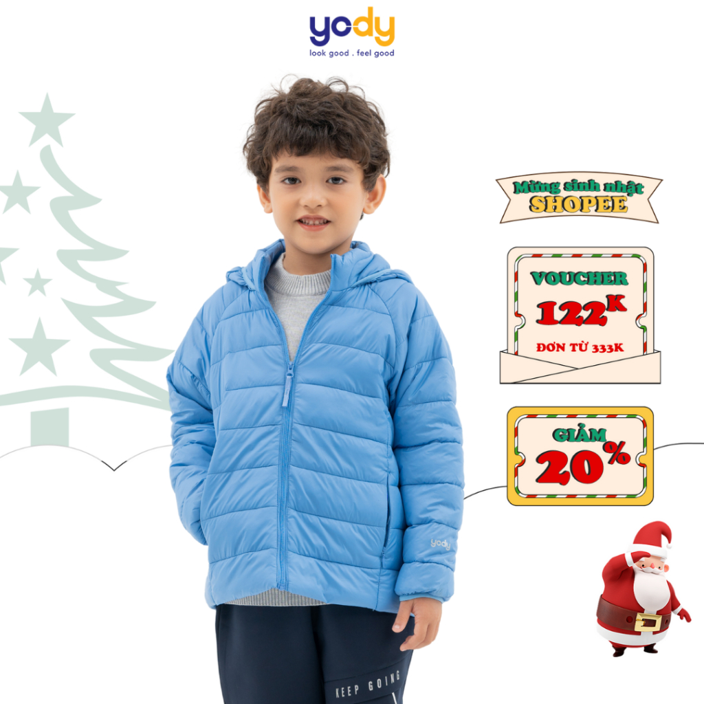 Áo khoác cho bé trai bé gái phao YODY siêu nhẹ nhiều màu sắc trẻ trung năng động PHk6002