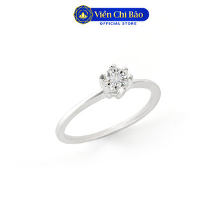 Nhẫn bạc nữ mặt đá nhỏ chất liệu bạc s925 - viễn chí bảo n400539