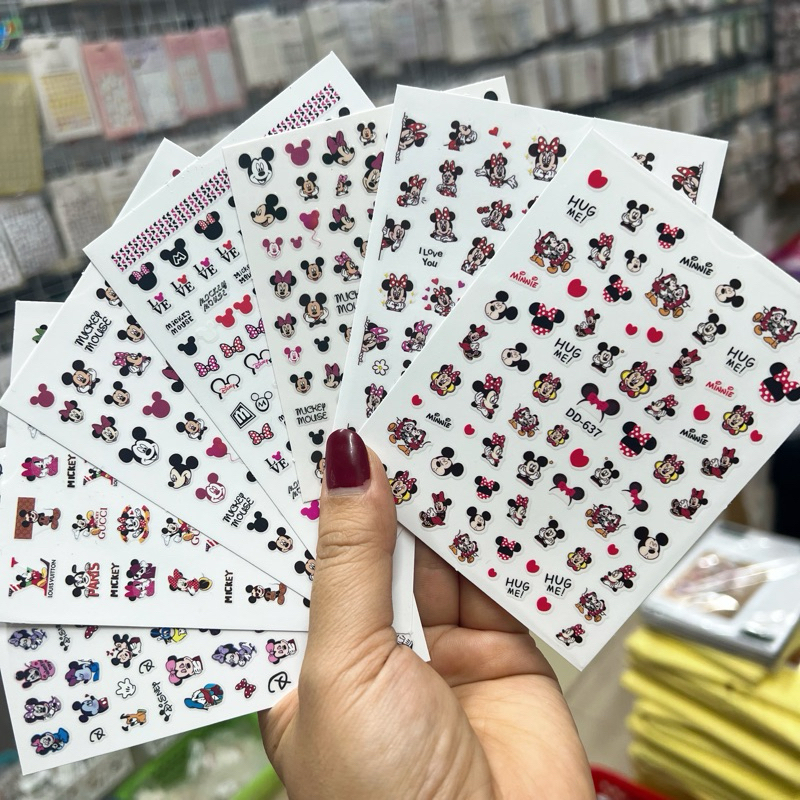 Miếng dán móng tay 3D nail sticker - Ann933233