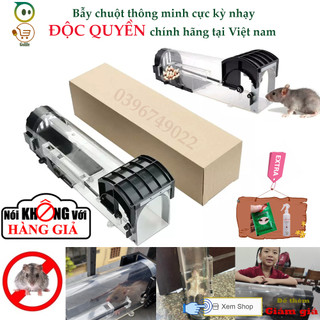Bẫy chuột thông minh cực kỳ nhạy An Toàn- Hiệu Quả- Bền Bỉ, kèm túi mồi.Bẫy ruồi, gián siêu hiệu quả