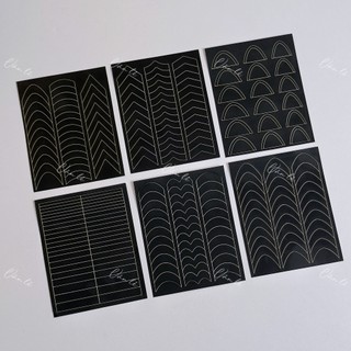 Sticker dán móng dặm ombre , fen đầu móng nail