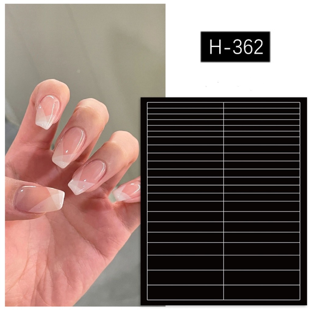 Sticker dán móng dặm ombre , fen đầu móng nail