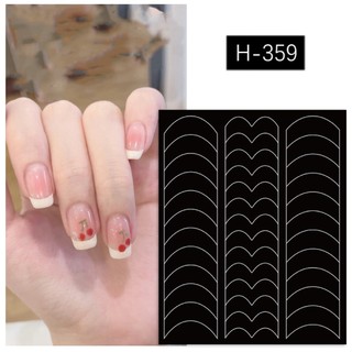Sticker dán móng dặm ombre , fen đầu móng nail