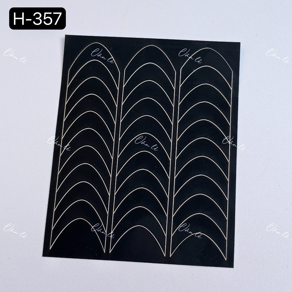 Sticker dán móng dặm ombre , fen đầu móng nail