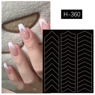 Sticker dán móng dặm ombre , fen đầu móng nail