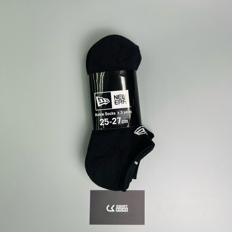 Tất New Era chính hãng, Tất thể thao đen trắng basic nam nữ unisex