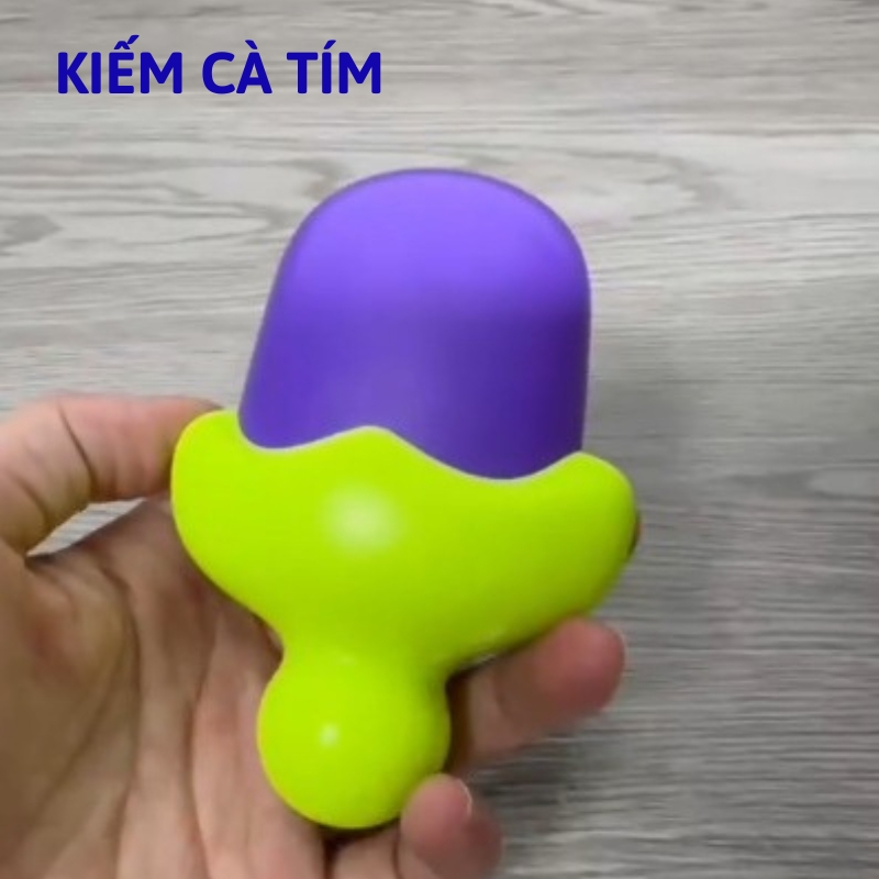 Dao cà rốt trọng lực 3D, Dao vô tri phong cách dễ thương, mượt mà, sắc nét, an toàn cho bé BABYGYM