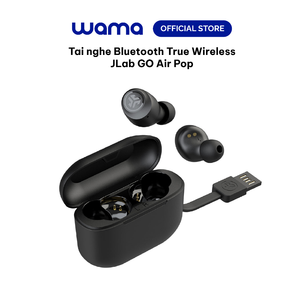 Tai nghe Bluetooth True Wireless JLab GO Air POP - 8h nghe, 3 chế độ âm thanh, micro tích hợp