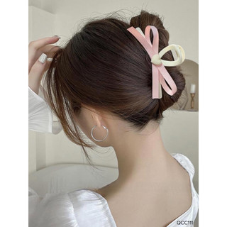Kẹp chéo tim ruy băng nơ chibest qcc111