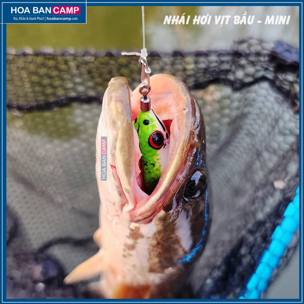 Nhái Hơi Vịt Bầu - Mini | 6g Nổi - 10g Chìm