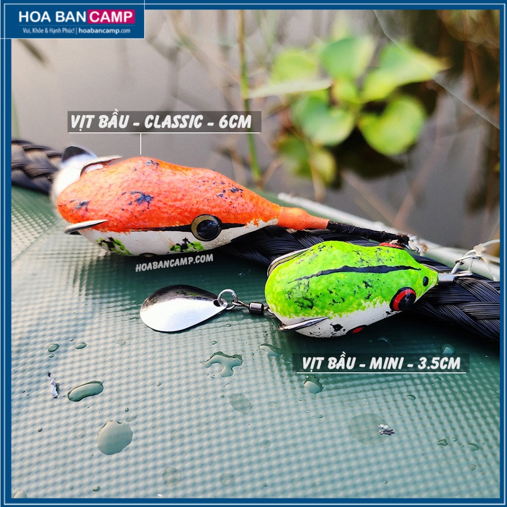 Nhái Hơi Vịt Bầu - Mini | 6g Nổi - 10g Chìm