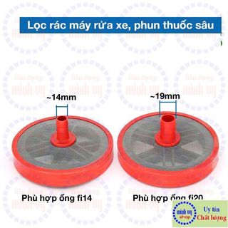  Lọc rác máy rửa xe chuyên nghiệp chống bụi cát vào máy-LỌC LỚN - ống fi 19mm 