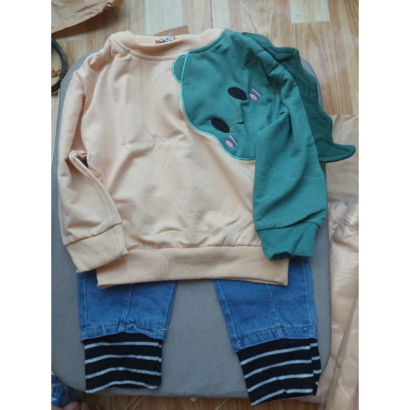 Sét jean da cá/ Sét thu đông cho bé
