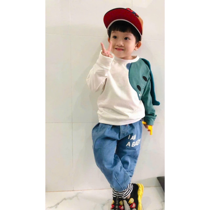 Sét jean da cá/ Sét thu đông cho bé