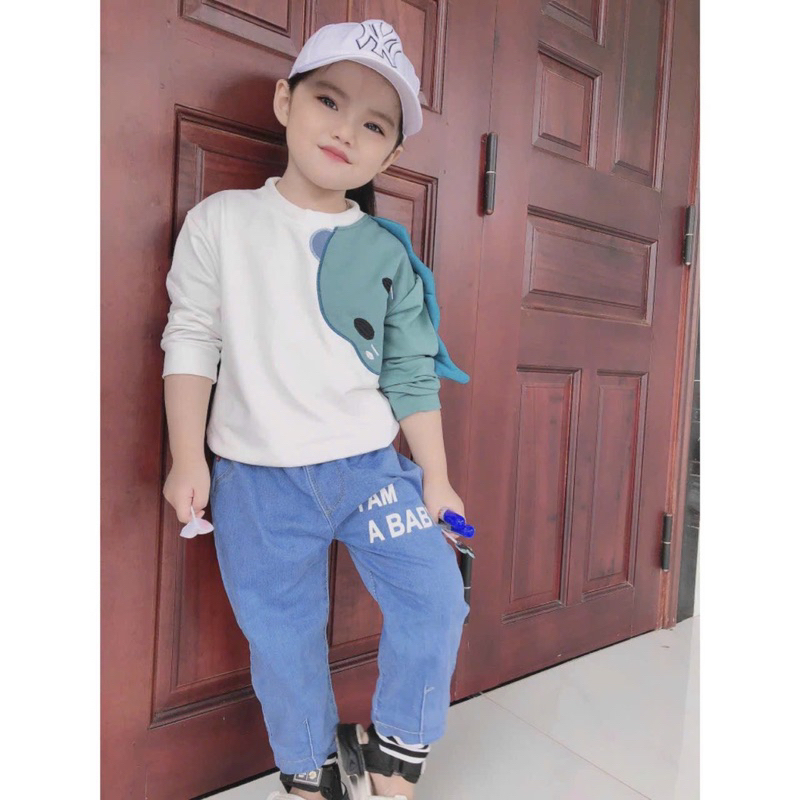 Sét jean da cá/ Sét thu đông cho bé