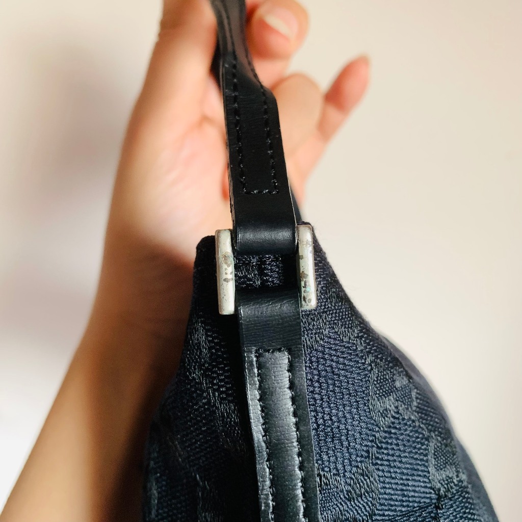 [2hand] Túi xách tay remake như Gu.c.ci Pochette (NoBrand)