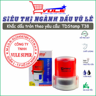 Khắc con dấu tròn theo yêu cầu