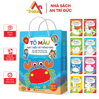 Sách - Bé Tô Màu Theo Chủ Đề Song Ngữ Anh Việt Phát Triển Khả Năng Sáng Tạo Cho Bé - Dành Cho Trẻ Từ 2-6 Tuổi - V TM 02