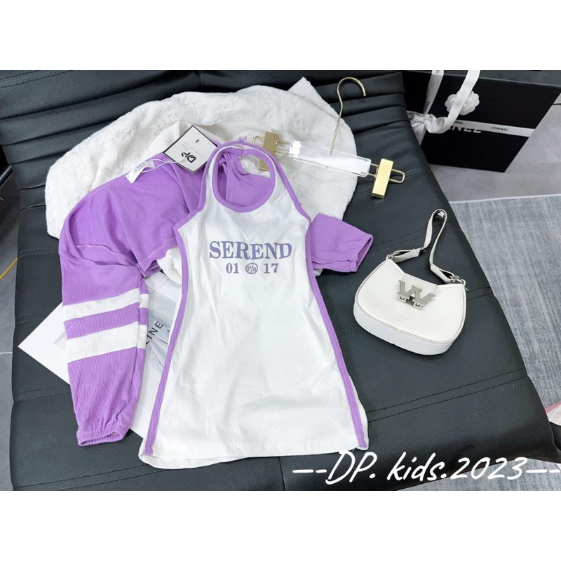 Sét váy body tăm lạnh size nhí đại