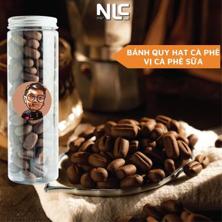 Bánh quy hạt cà phê vị cà phê sữa ít đường thơm ngon nhẹ nhàng không chất bảo quản
