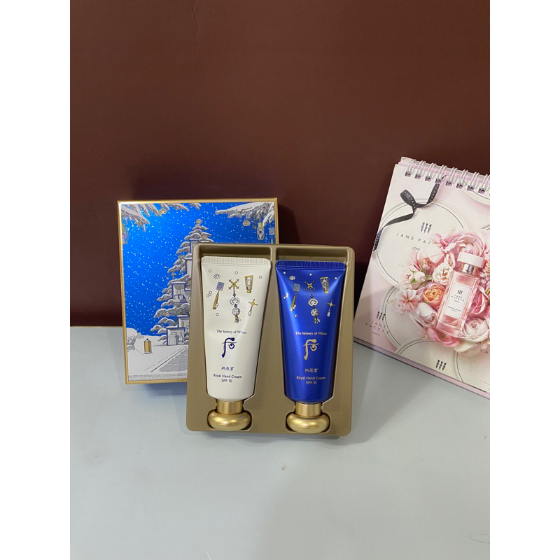 set dưỡng tay whoo 2 tuýp