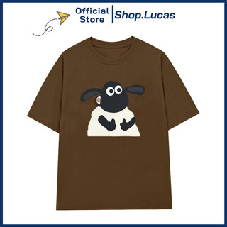Áo Thun In Hình Con Cừu Sheep Unisex Nam Nữ Local Brand Form Rộng Shop.lucas
