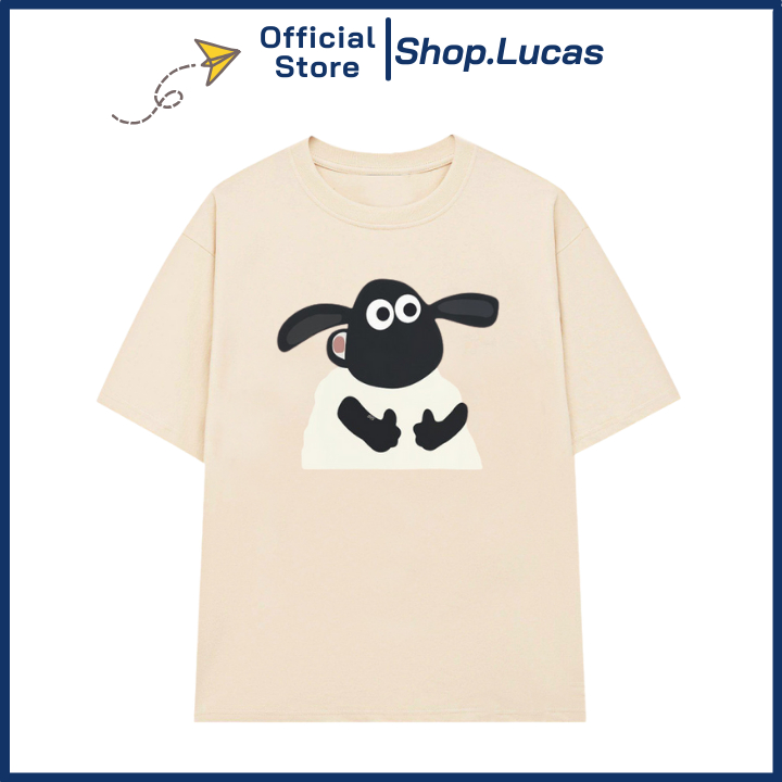 Áo Thun In Hình Con Cừu Sheep Unisex Nam Nữ Local Brand Form Rộng Shop.lucas
