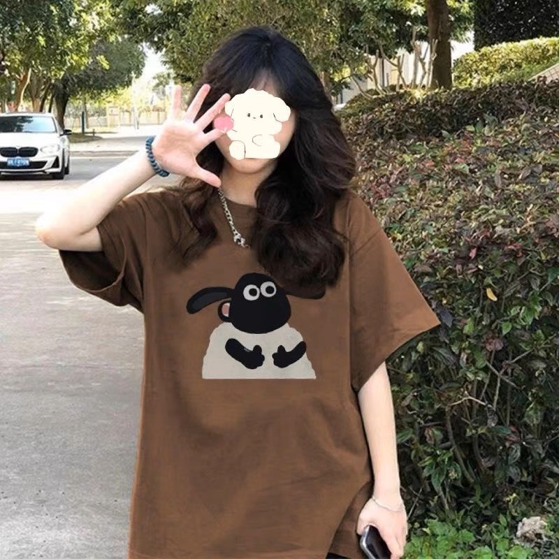 Áo Thun In Hình Con Cừu Sheep Unisex Nam Nữ Local Brand Form Rộng Shop.lucas