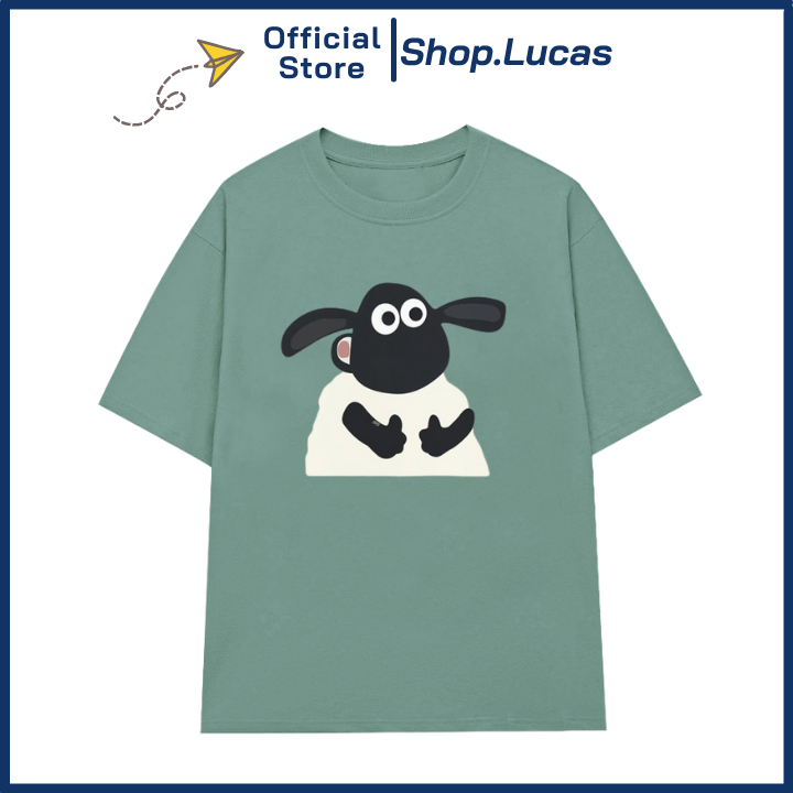 Áo Thun In Hình Con Cừu Sheep Unisex Nam Nữ Local Brand Form Rộng Shop.lucas