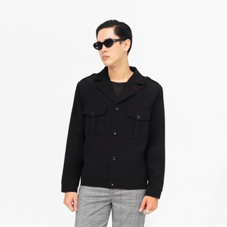 Áo Khoác Đen Basic ROY DESIGN - Military Jacket