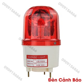 Đèn led xoay cảnh báo tín hiệu, đèn báo động, đèn công trường lte 12v 24v 220v