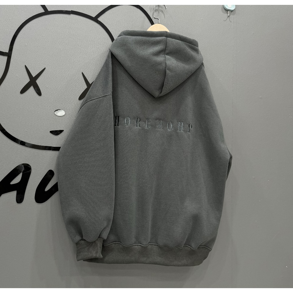 Áo khoác zip nỉ tàu l1 khoá 2 đầu HORE