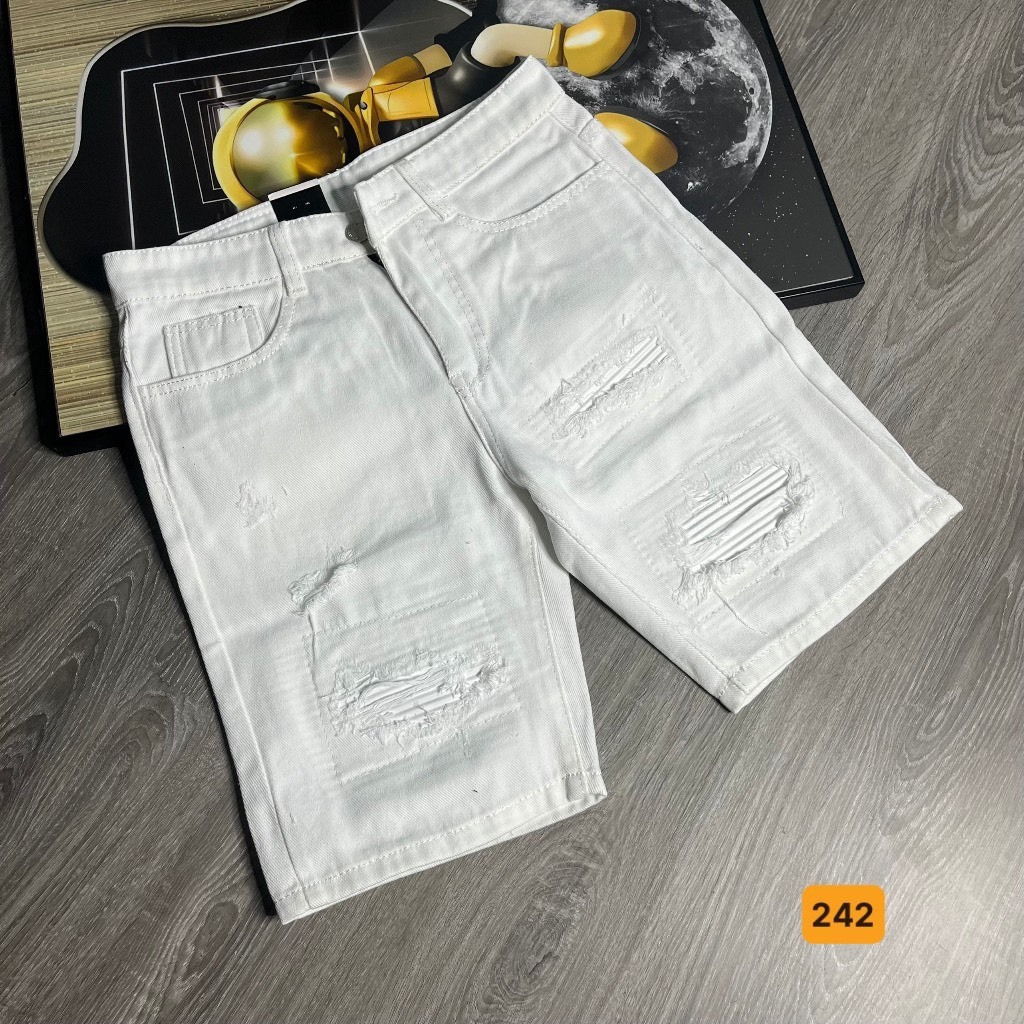 Quần short jean chất bò co giãn- quần lửng nam nhiều mẫu thời trang PN ms204